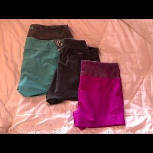 Set of THREE women’s athletic shorts for $25